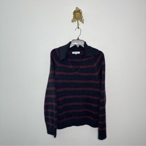WeWoreWhat Collar V-neck Sweater S